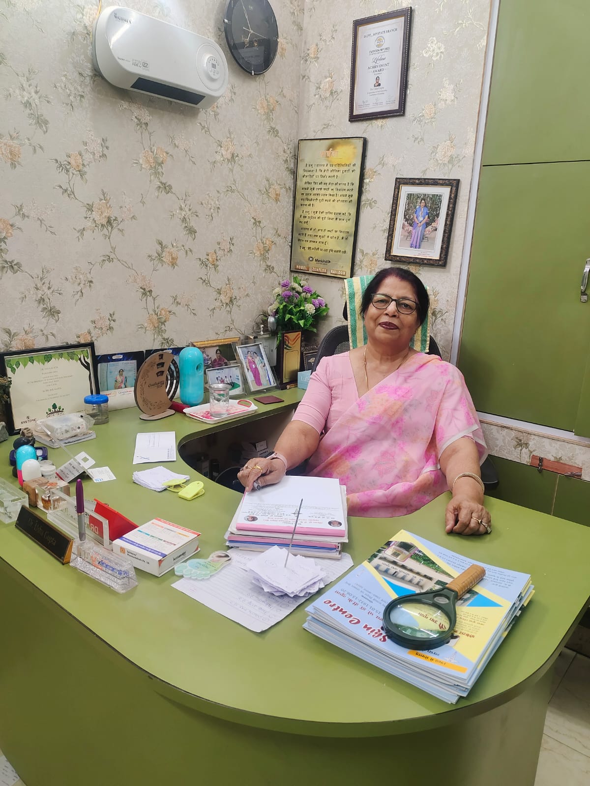 Prof. Dr. Usha Gupta at Dr. D.K. Gupta Memorial Skin Centre