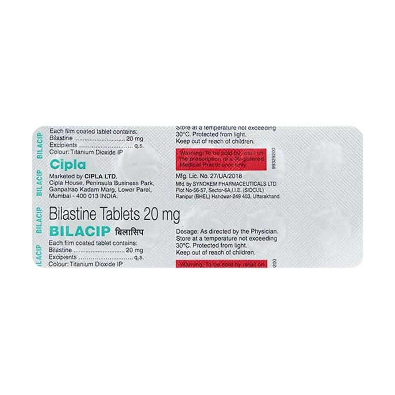 BILACIP 20MG TAB